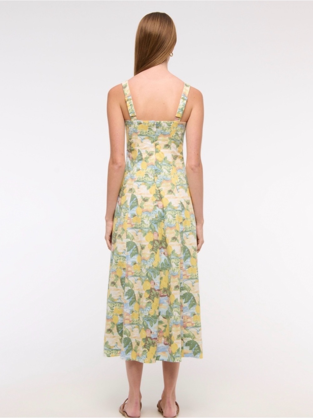 Abercrombie A&F Mila stretch midi dress - Picture 3 of 6